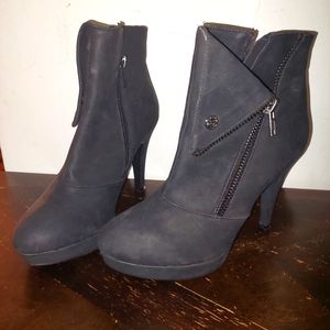High heel stiletto ankle booties